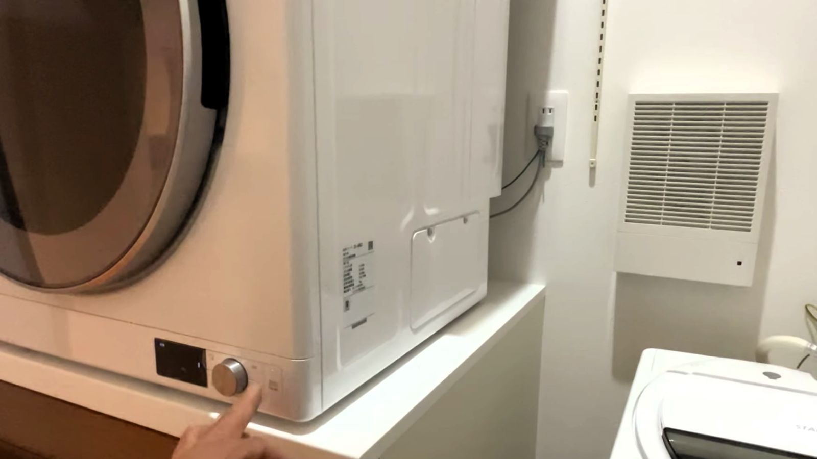 乾太くんの運転操作と連動給気口の設置状況